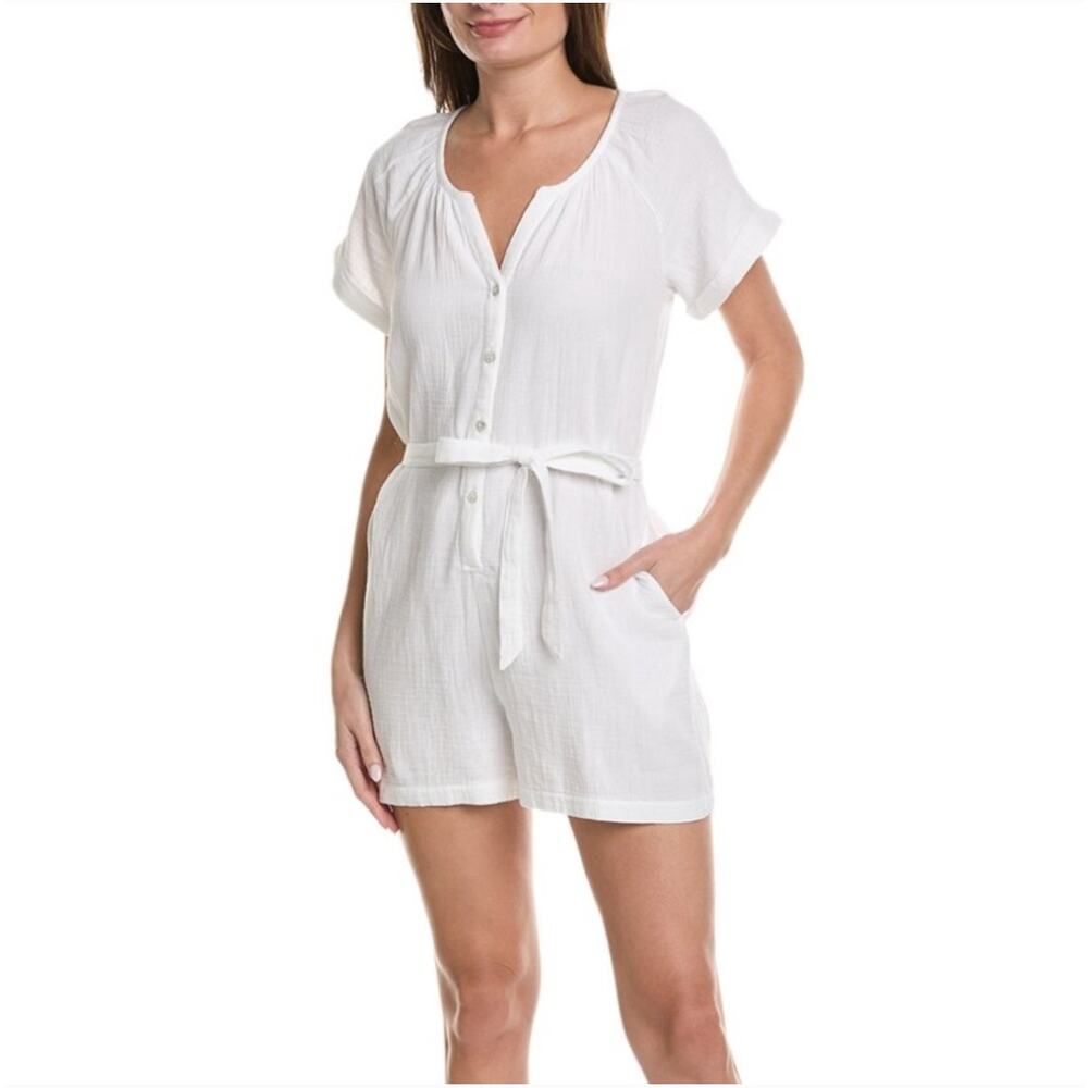 Tommy Bahama Coral Isle Short Sleeve Gauze Romper NWT